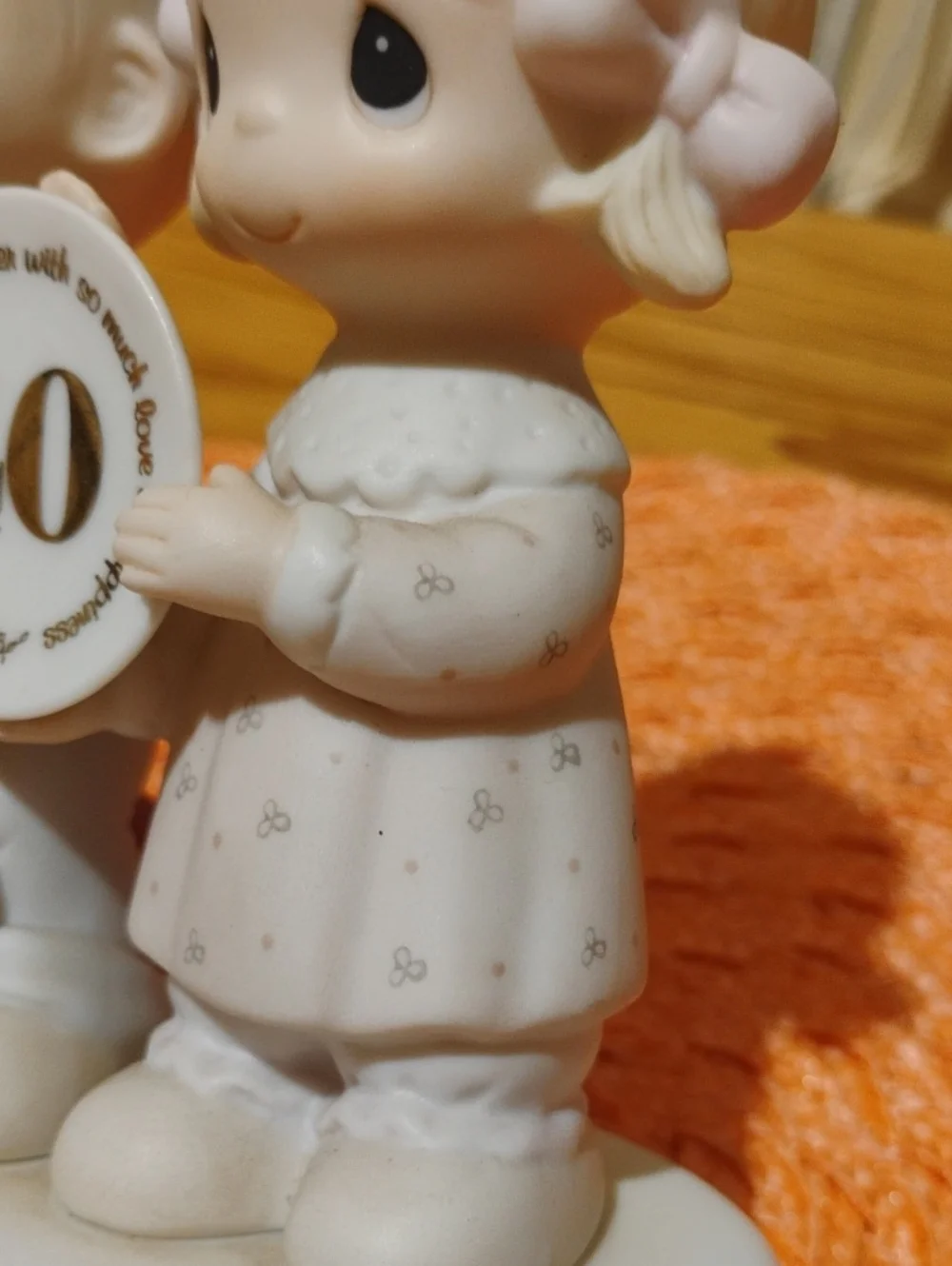 Precious Moments Porcelain 40th Anniversary Figurine - 1983